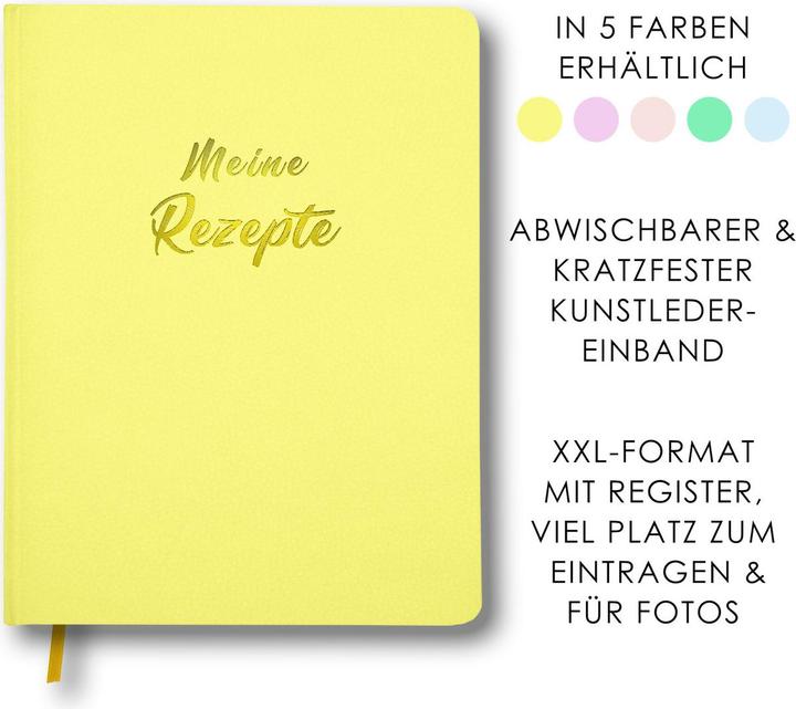 Actual product image Meine Rezepte zitronengelb (German, 2022)