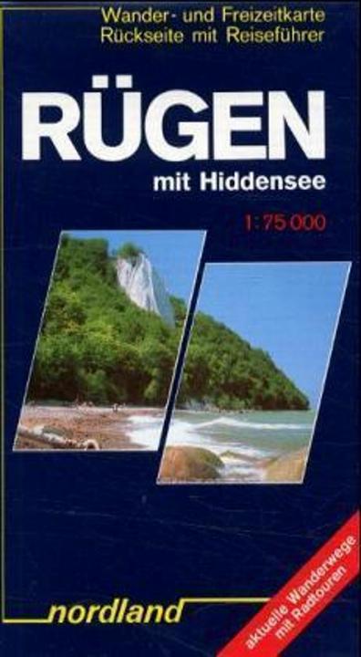Actual product image Nordland maps. Rügen with Hiddensee