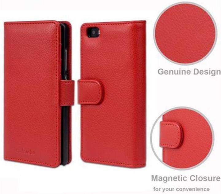 Image du produit Cadorabo Book avec 3 pochettes pour cartes Couverture (Huawei P8 Lite)