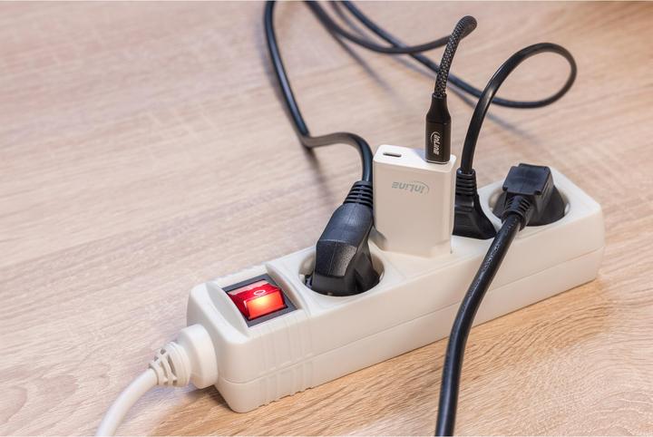 Produktbild InLine USB Netzteil Ladegerät Dual USB-C, PD, PPS, 30W, weiss (30 W)
