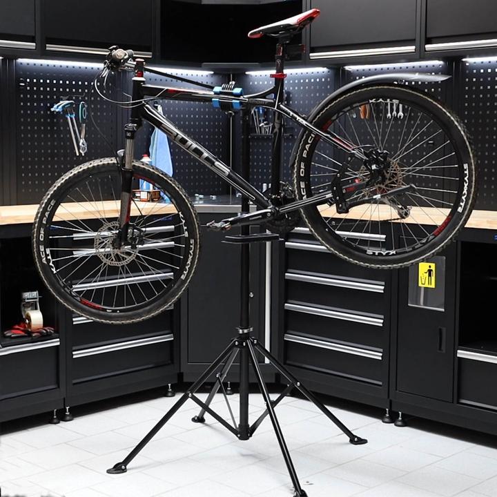 Produktbild Wiltec Reparaturständer 360° schwenkbar 30kg Fahrrad Montageständer verstellbar