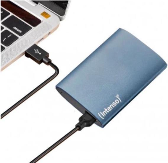 Image du produit Intenso Disque dur externe SSD Premium 500 Go bleu (500 Go)