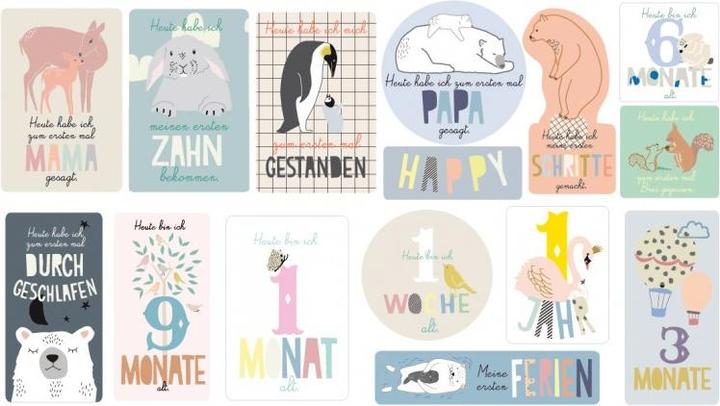 Milestone MIMIlou Baby Karten (deutsch)