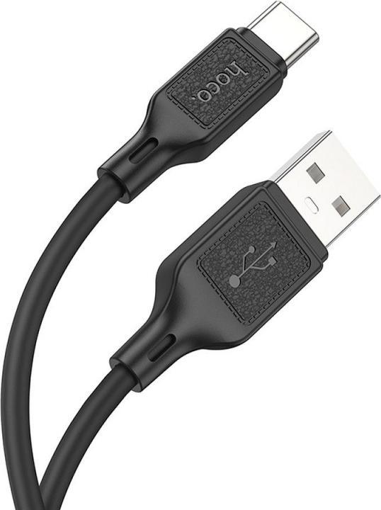 Hoco USB-A to USB-C Kabel X90, 60W, 3A, 1m, Schwarz (1 m)