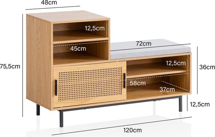 Produktbild FineBuy Remi (120 x 76 x 40 cm)