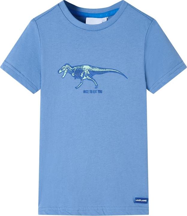 Produktbild VidaXL Kinder-T-Shirt Mittelblau 92,Material: 100 % Baumwolle,Farbe (92)