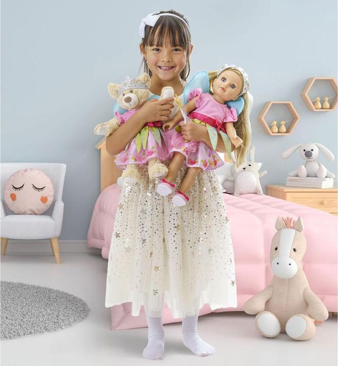 Produktbild Heless Puppenkleid "Prinzessin Lillifee" mit pinker Schleife, Gr. 28-35 cm