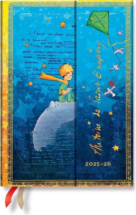 Paperblanks PAPERBLAN Agenda Petit Prince Midi 25/26 DF0870-6 1W/2S 13M FR HOR HC 13x18cm (13 x 18 cm, Französisch)