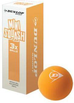 Actual product image Dunlop set of 3 squash balls play