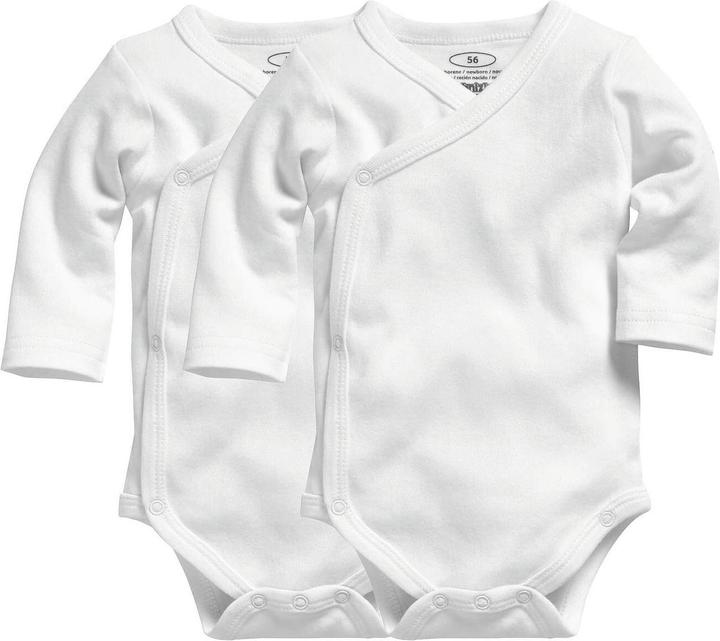 Playshoes Wickel-Langarm-Body 2er Set Gr. 56 (56)