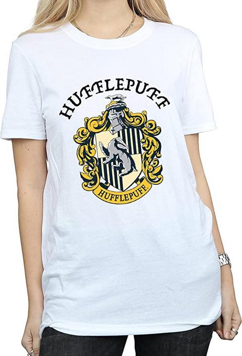 Immagine prodotto Maglietta femme/Les femmes Hufflepuff Coton Boyfriend (S)