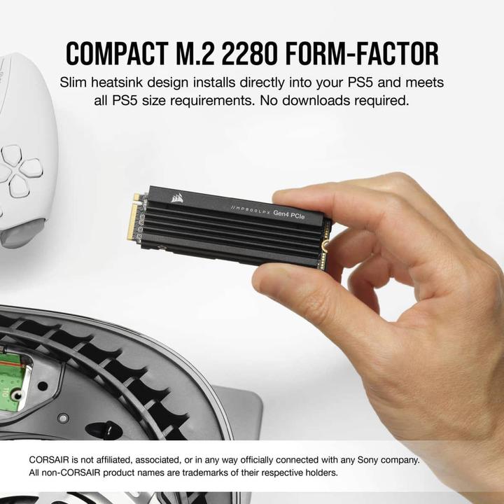Produktbild Corsair MP600 PRO LPX (2000 GB, M.2 2280)