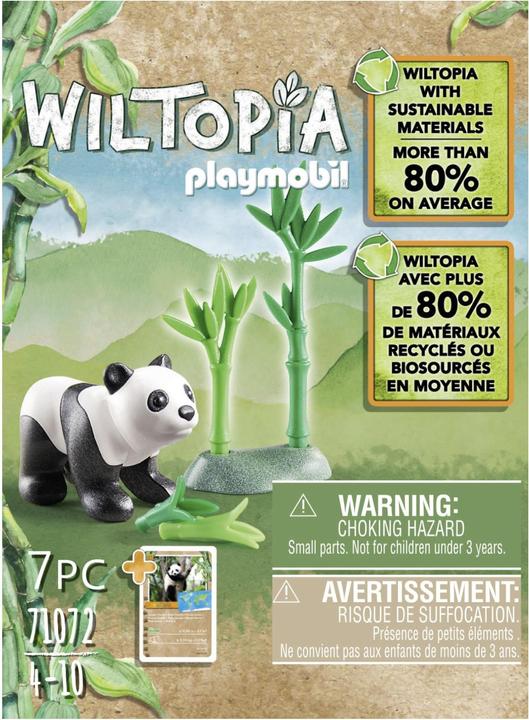 Immagine prodotto Playmobil Giovane panda (71072, Playmobil Wiltopia)
