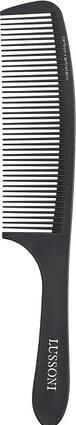 Tools for Beauty T4B LUSSONI Carbon Anti-Static and Break-Resistant Handle Comb with Wide Teeth for Thin and Thick Ha