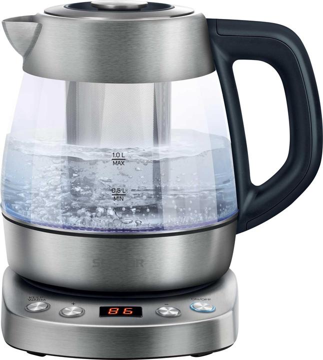 Sencor Bouilloire électrique avec filtre à thé 1l, verre 2200W SWK1080SS (1 l)