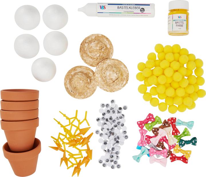 Immagine prodotto VBS Set di artigianato "Pulcini in vaso d'argilla", 5 pezzi
