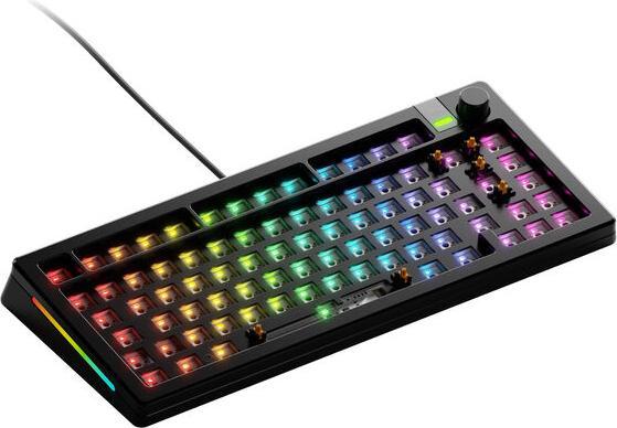 Actual product image Glorious GMMK 3 Pro 75 % custom gaming keyboard - barebone, ISO layout, black (DE, Cable)