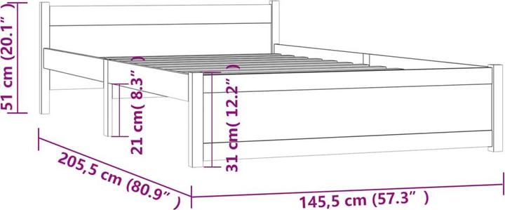 Produktbild VidaXL Camala (140 x 200 cm)