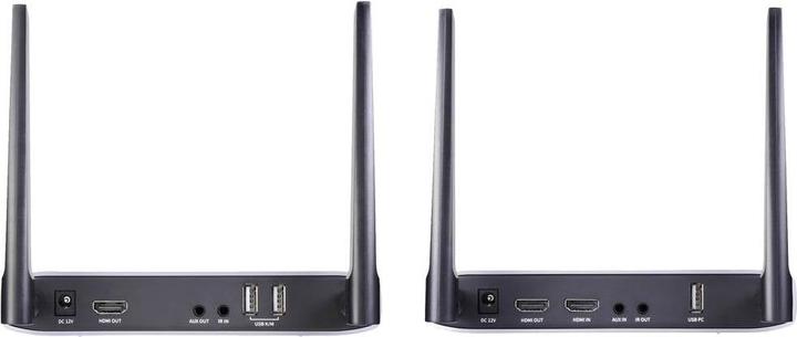 Actual product image SpeaKa Professional SP-HWE-800 HDMI Wireless Transmission (Set) 150m 5180MHz, 5240MHz 1920 x 1080 Pixel S (150 m, HDMI 1.4a)