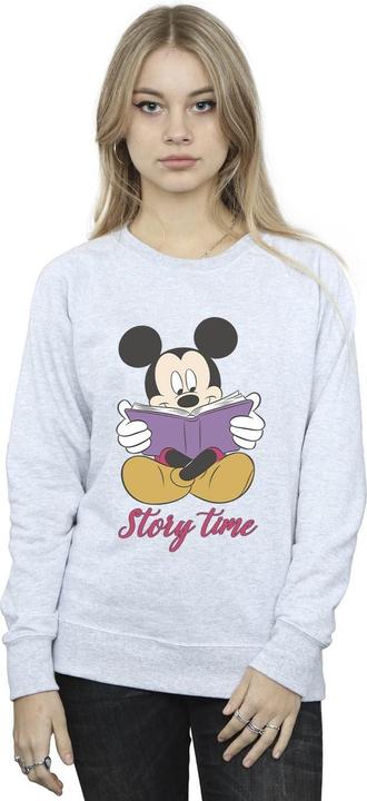 Actual product image Disney Womens/Ladies Mickey Mouse Story Time Sweatshirt (S)