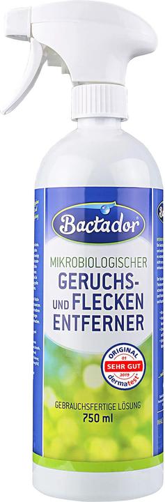 Bactador Geruchsentferner-Fleckenentferner (Hund, Katze, Nager, Reptilien, Vogel, 750 ml)
