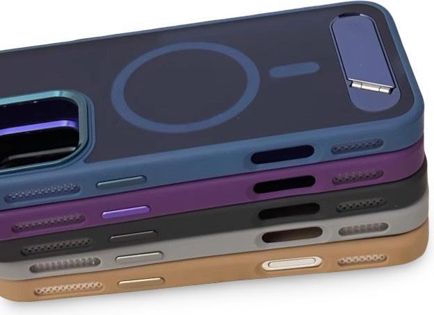 Produktbild RPD Apple iPhone 16 - MagSafe Kickstand Etui, schwarz, Matt (Apple iPhone 16)