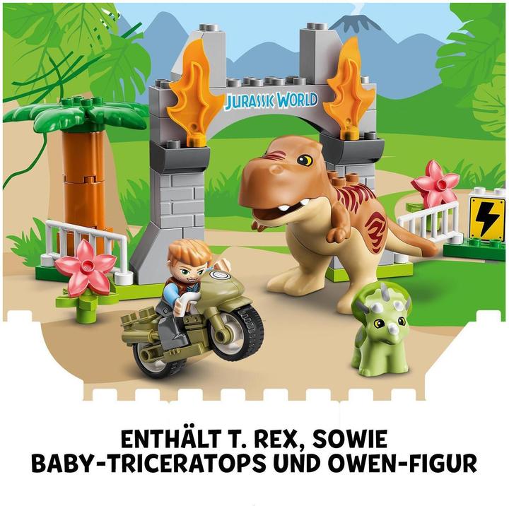 Immagine prodotto LEGO Eruzione del T. Rex e del Triceratops (10939)