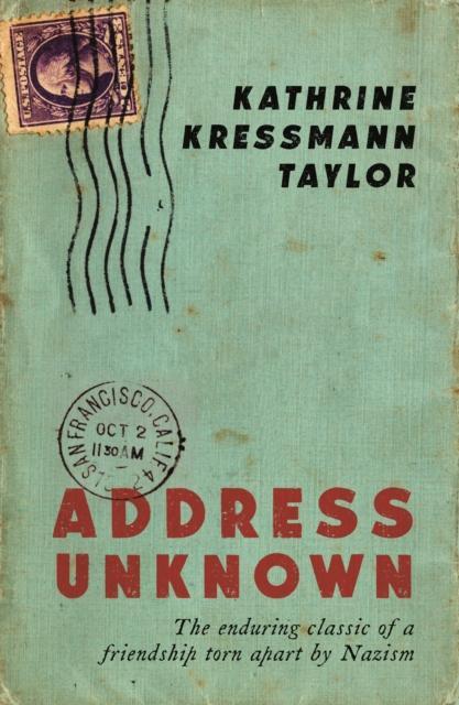 Actual product image Address Unknown (English, Kathrine Kressmann Taylor, 2019)