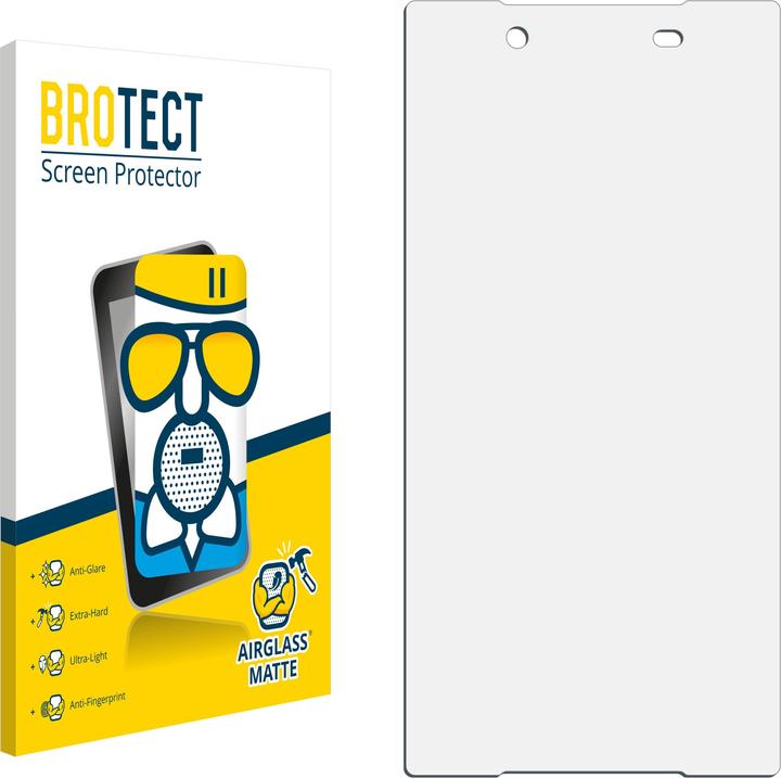 Productafbeelding BROTECT AirGlass Matte kogelwerende glasfolie (1 Stuk, Sony Xperia Z5)