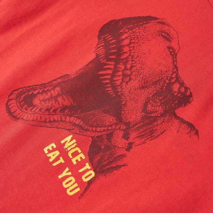 Actual product image VidaXL Children's T-shirt red 128,Material: 100 % cotton,Colour (128)
