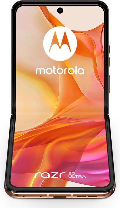 Produktbild Motorola Razr 50 Ultra (512 GB, Peach Fuzz, 6.90", SIM + eSIM, 50 Mpx, 5G)