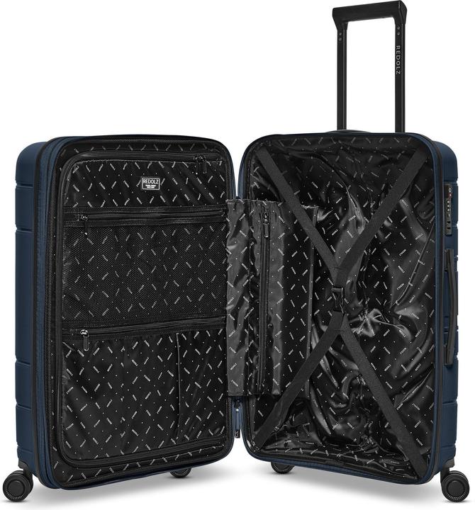 Produktbild Redolz Essentials 11 4 Rollen Trolley 66 cm mit Dehnfalte (80 l, L (90 - 115l))