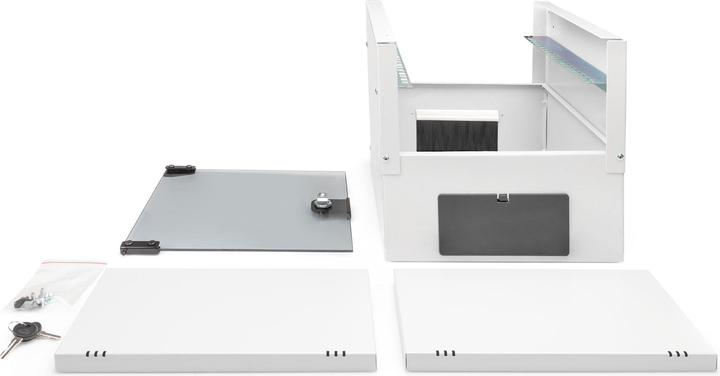 Actual product image Digitus 10" 9U wall-mounted enclosure, SOHO PRO 457 x 316 x 298 mm, grey (9 RU, 10 inch rack)
