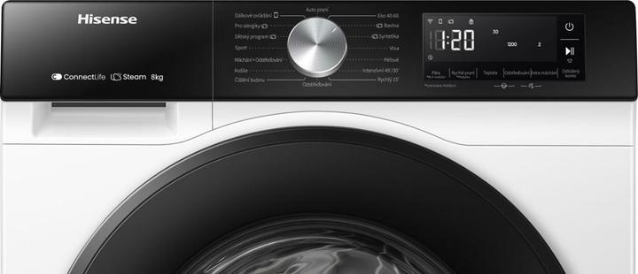 Actual product image Hisense WF3S8043BW3 (8 kg, Left)