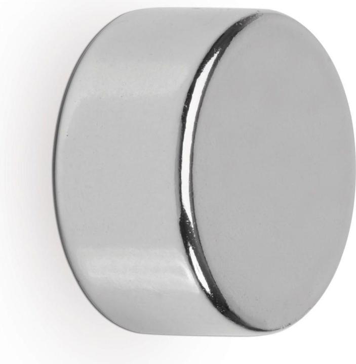 Immagine prodotto Maul Magnete a disco al neodimio 20 mm forza adesiva 12 kg argento diametro 20 mm altezza 10 (4 x)