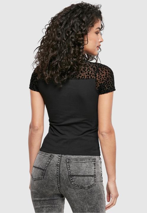 Immagine prodotto Urban Classics Maglietta a collo alto con pizzo Flock da donna (5XL)