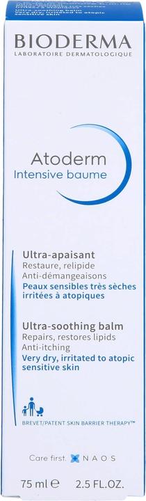 Produktbild Bioderma Hips - Atoderm Intensive Baume Ultra Soothing Balm (Körpercreme, 75 ml)
