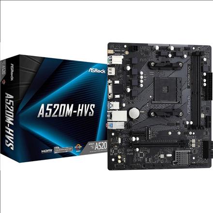 Immagine prodotto AsRock A520M-HVS (AM4, AMD A520, mATX)