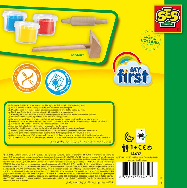 Actual product image Ses My First Plasticine Set with Tools