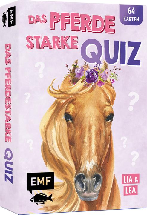 Card game: The horsy quiz from the popular social media stars Lia and Lea - # pon (German)