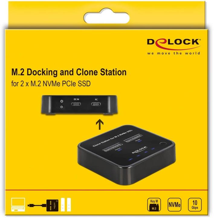 Produktbild Delock Docking- und Klonstation