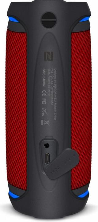 Produktbild Sencor Garsiakalbis Bluetooth SSS 6400 Sirius 30W, TWS, NFC, IPX6 Raudona (Batteriebetrieb)