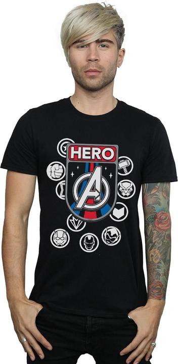 Actual product image Mens Hero Badge T-Shirt (S)
