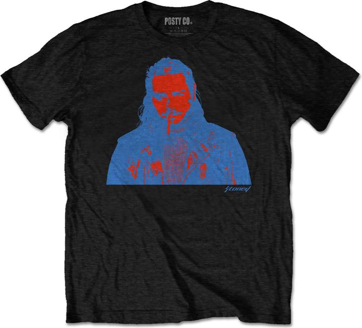 Post Malone Red & Blue Photo (M)