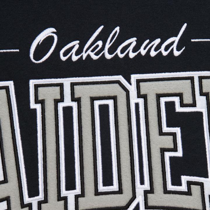 Actual product image Mitchell & Ness BACKPRINT Pullover Oakland Raiders - XL (XL)