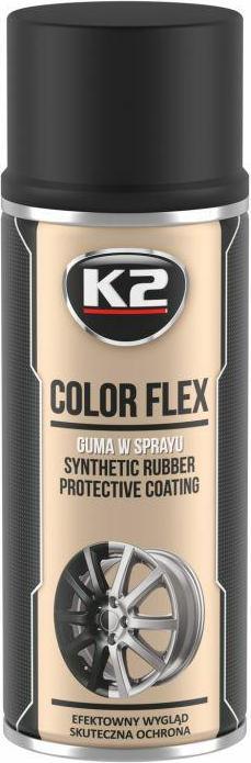 Actual product image GCS Colour Flex Rubber Spray - Matt Black 400Ml