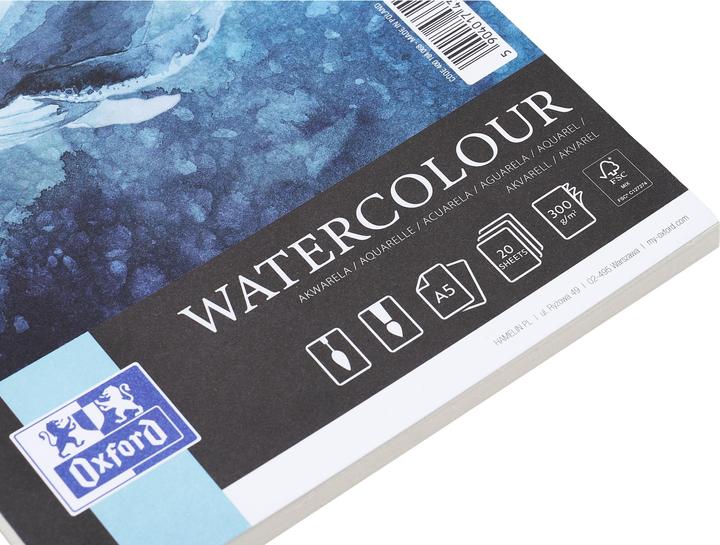 Produktbild Oxford Aquarellblock (A5, Blanko)
