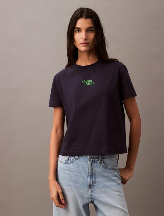 Produktbild Calvin Klein Jeans Ss Flocked Logo Cn Tee (S)