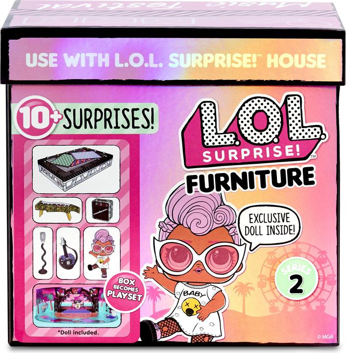 Image du produit L.O.L. Surprise! Furniture- Music Festival with Grunge Grrrl