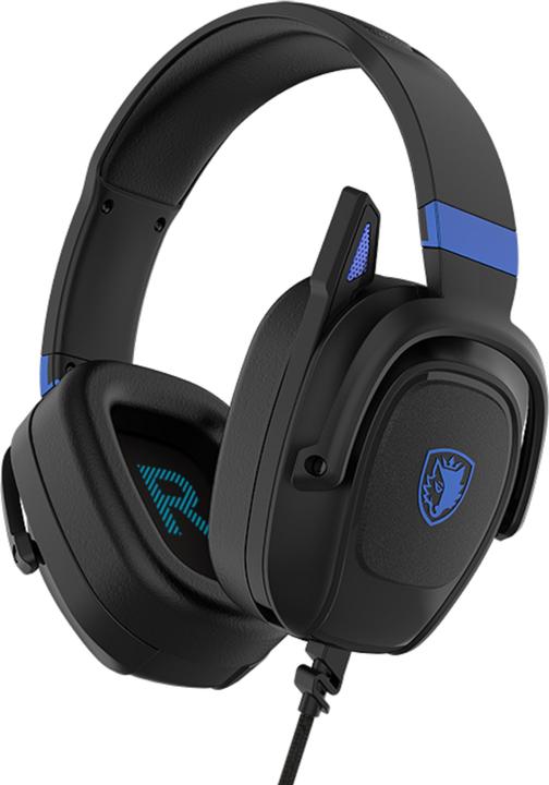 Sades Zpower Kopfhörer Blau (SA-732 (Kabelgebunden)